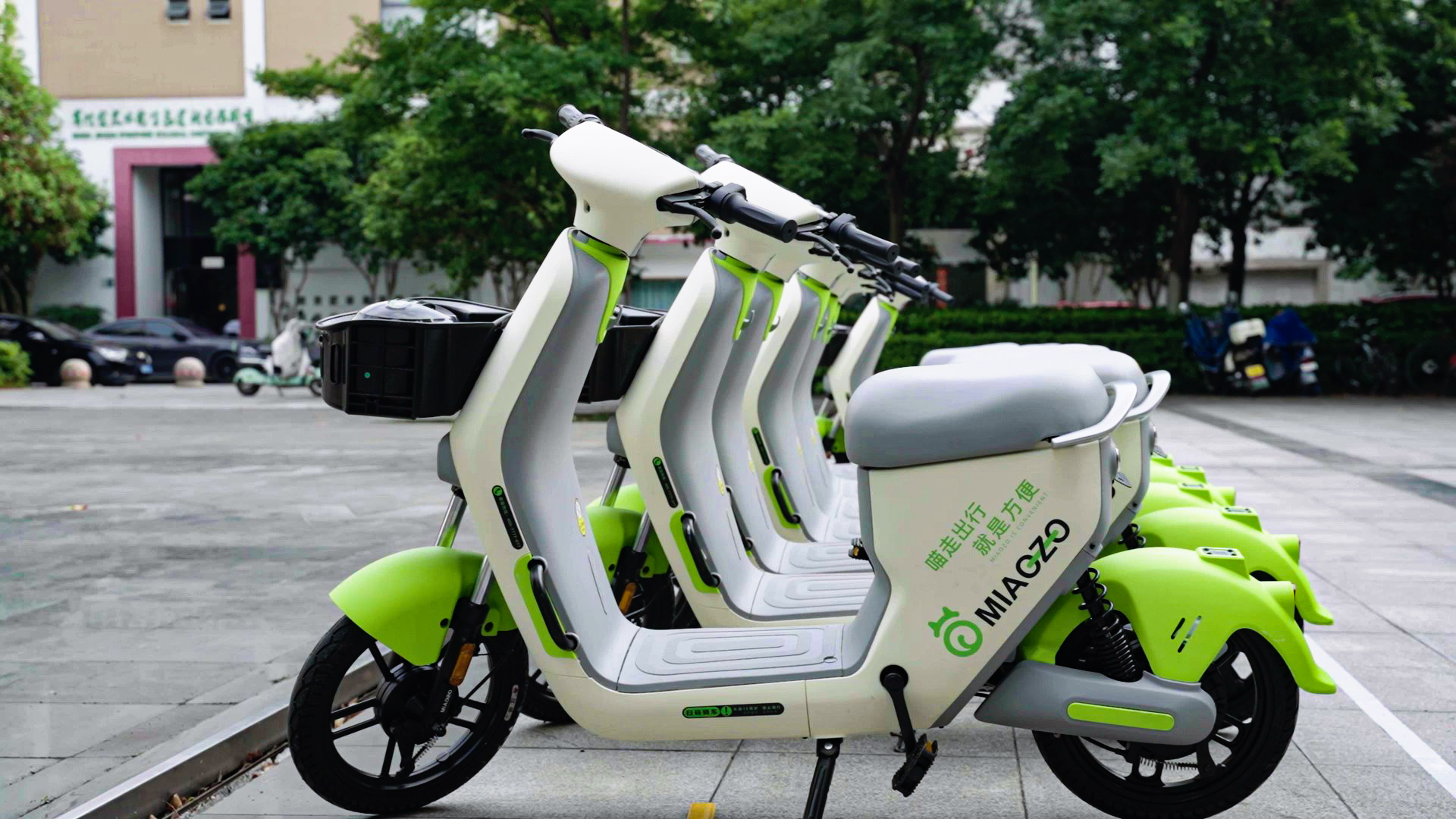 共享電動(dòng)車(chē)需整齊擺放 共享電動(dòng)車(chē)需整齊擺放